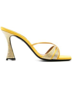 D'Accori 100Mm Lust Sandals - Metallic