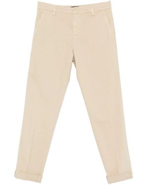 Dondup Pleated Side-Pockets Pants - Natural