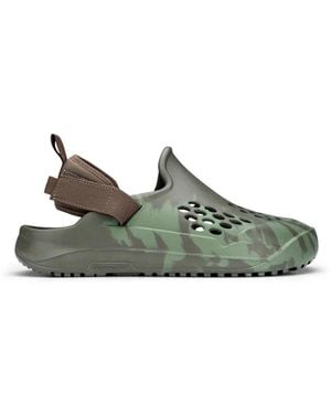 Clear Weather Switchback Perforated Trainers - Green