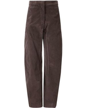 Stefano Mortari Stretch-Cotton Tapered Trousers - Brown