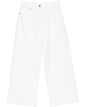 Aspesi Wide-Leg Pants - White