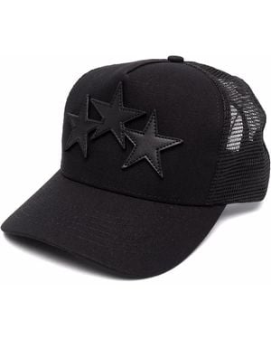 Amiri 3 Star Trucker Cap - Black