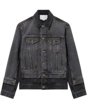 Stella McCartney Double-layered denim jacket - Grau