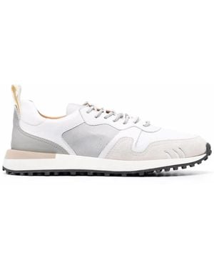 Buttero Sneakers Con Pannelli A Contrasto - Bianco