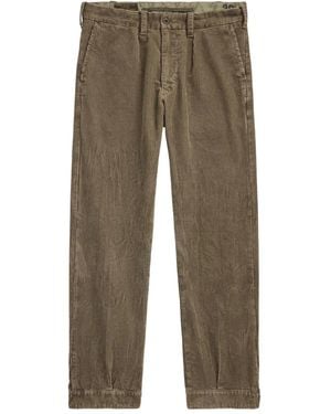 RRL Corduroy Straight-Leg Pants - Green