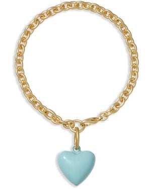 Roxanne Assoulin The Mini Puffy Heart-Charm Bracelet - Blue