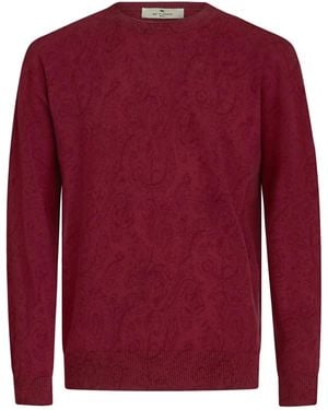 Etro ロゴ セーター - レッド