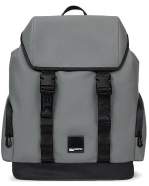KARL LAGERFELD Sac À Dos Venture À Boucle - Gris