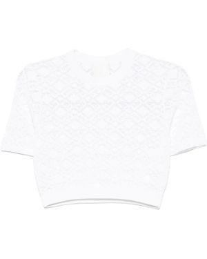 Givenchy Crop T-Shirt - White