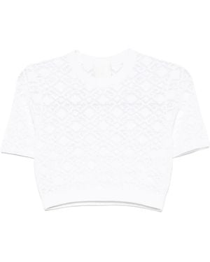 Givenchy Cropped Top - White