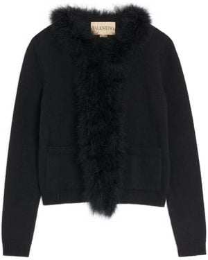 Valentino Garavani Wool Cardigan - Black