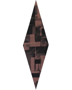 ZEGNA Abstract-Print Diamond-Shaped Scarf - Multicolor