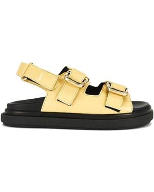 Alohas Harper Slingback Sandals - Metallic