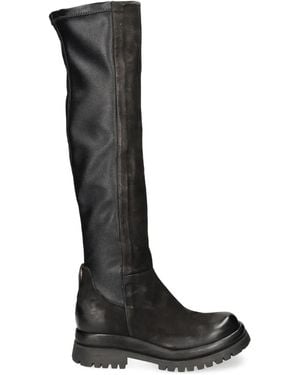 A.s.98 Zip Detail Boots - Black