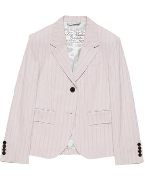 Acne Studios Blazer À Simple Boutonnage - Pink