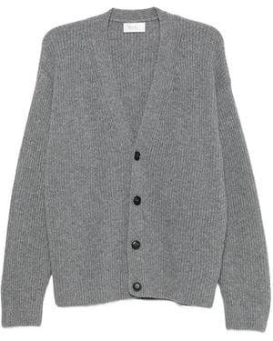 Diana Studio Ribbed-Knit Cardigan - Grey