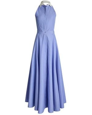 Ralph Lauren Eldred Long Dress - Blue
