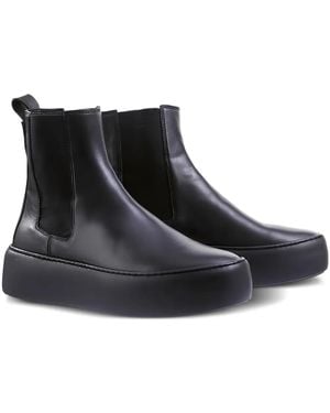 Högl Connor Platform Chelsea Boots - Black