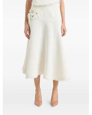 Cinq À Sept Flower Henriette Skirt - Natural