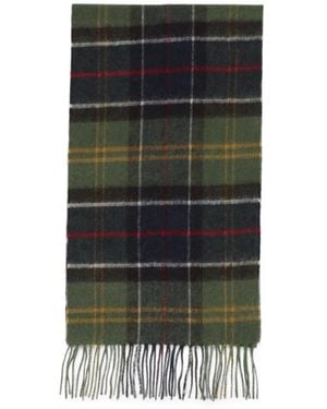 Barbour Écharpe À Motif Tartan - Black