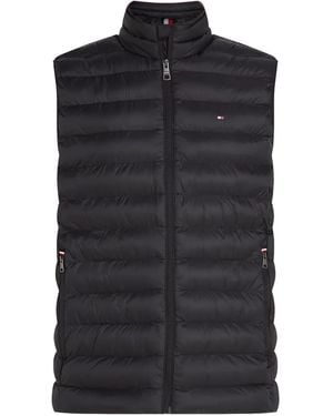 Tommy Hilfiger Zip-Up Padded Gilet - Black