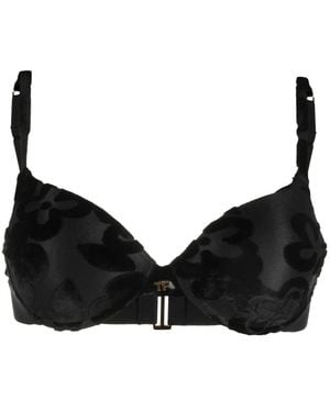 Tom Ford Reggiseno A Fiori - Nero