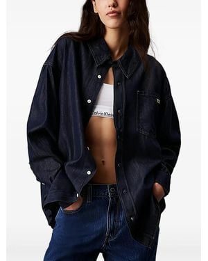 Calvin Klein Camisa vaquera oversize - Azul