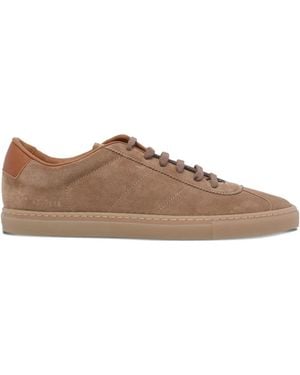 Common Projects Round-Toe Suede Trainers - Brown