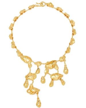 Alexis Brut Hammered-Effect Necklace - Metallic