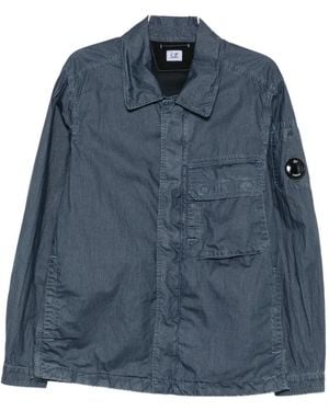 C.P. Company Lens-Detail Chest-Pocket Jacket - Blue