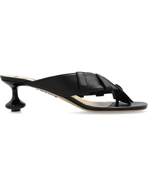 Loewe Toy Panta Toe-Post Sandal 45Mm - Black