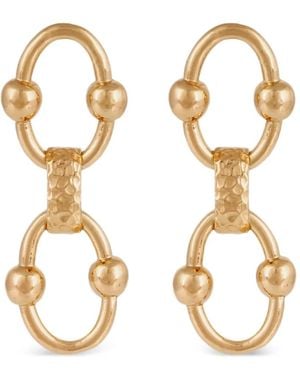 Gas Bijoux Orecchini Rivage Con Perline - Metallizzato