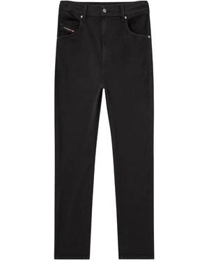 DIESEL Regular Regular Waist 2032 D-Krooley-Bw Joggjeans - Black