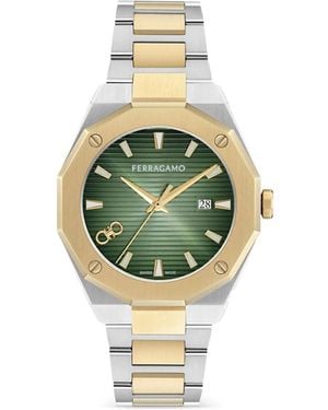 Ferragamo Versilia 40Mm Watch - Metallic