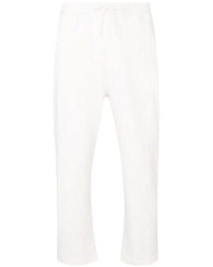Exit Society Drawstring-Waistband Track Trousers - White