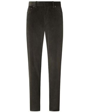 ZEGNA Dark-- Cashco Roccia Pants - Black