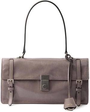 Prada Borsa A Spalla Media - Grigio
