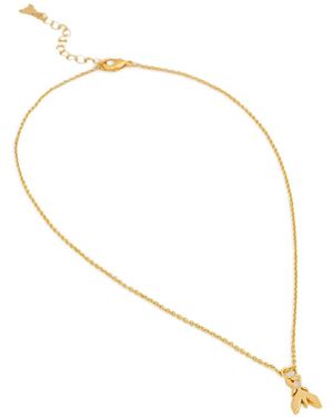 Patrizia Pepe Micro Fly Charm Necklace - White