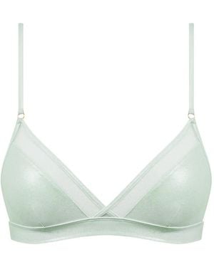 Maison Close Minuit Bikini Top - Green