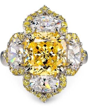 Anabela Chan Lotus Diamantring - Mettallic