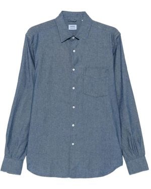 Aspesi Sedici Long-Sleeve Shirt - Blue