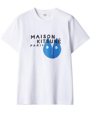 Maison Kitsuné Fortune Fox Cotton T-Shirt - White