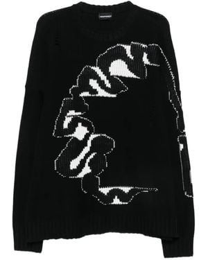 MADFRENZY Cortex Crew-Neck Sweater - Black