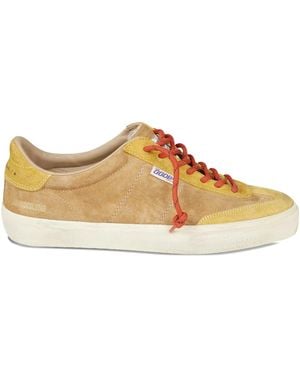 Golden Goose Paneled Sneakers - Brown