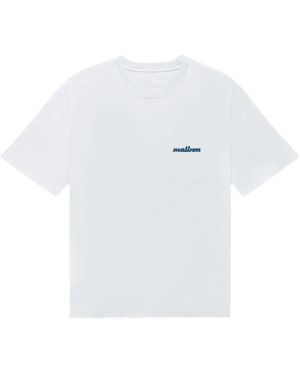 Malbon Golf Vista Repair Logo-Print T-Shirt - White