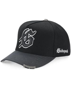 Godspeed Logo-Embroidered Baseball Cap - Black