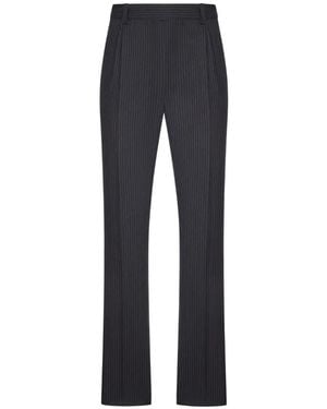 Saint Laurent Tapered Trousers - Blue