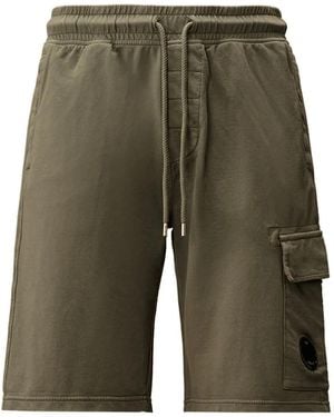 C.P. Company Drawstring-Waist Cargo Shorts - Green