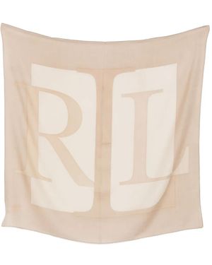 Ralph Lauren Logo Square Scarf - Natural
