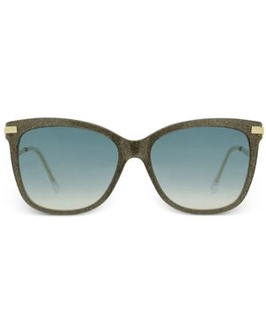 Jimmy Choo Steff グリッターサングラス - グレー